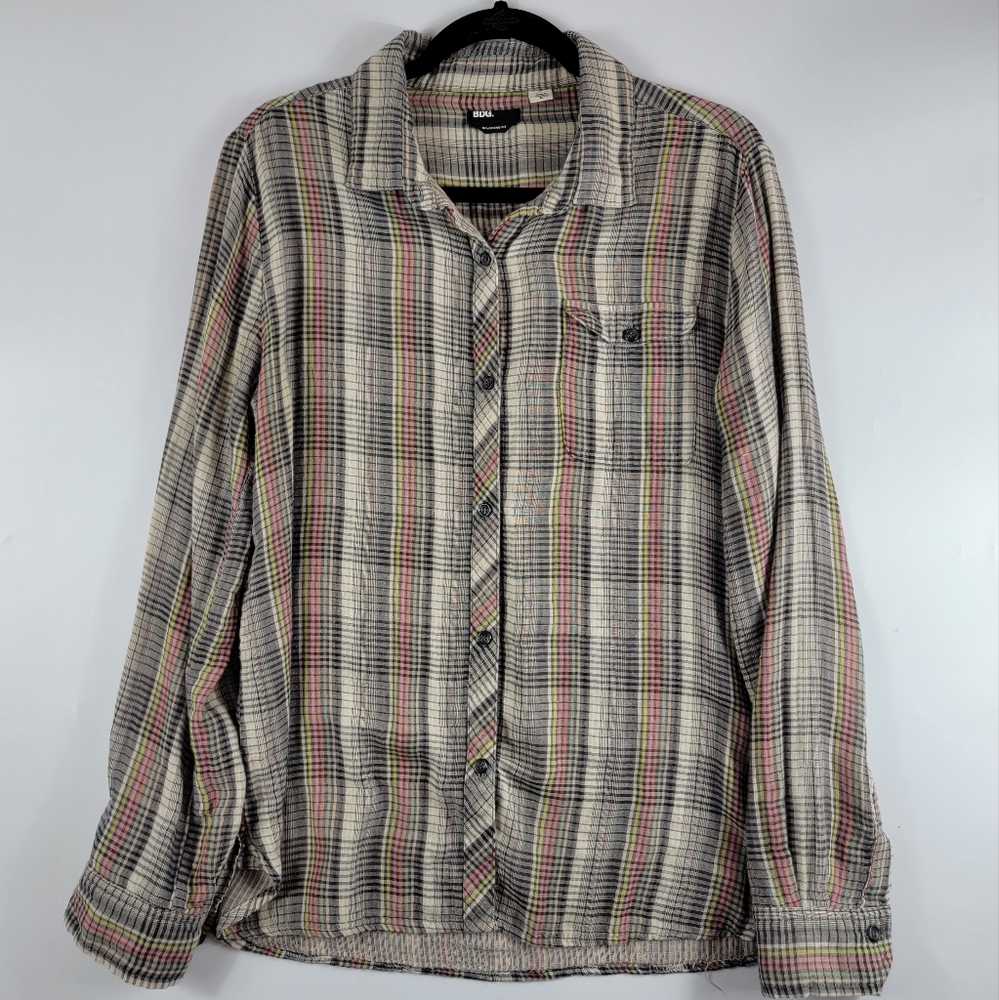 BDG Boyfriend Fit Button Down, Size L